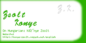 zsolt konye business card